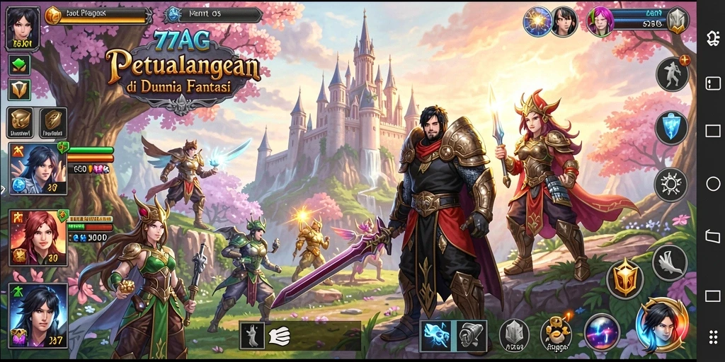 Gameplay seru dari 77AG dengan petualangan yang menantang.