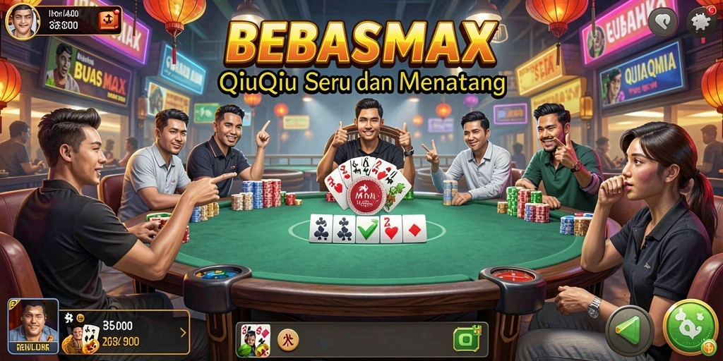 Tampilan gameplay QiuQiu yang menarik dan penuh aksi.