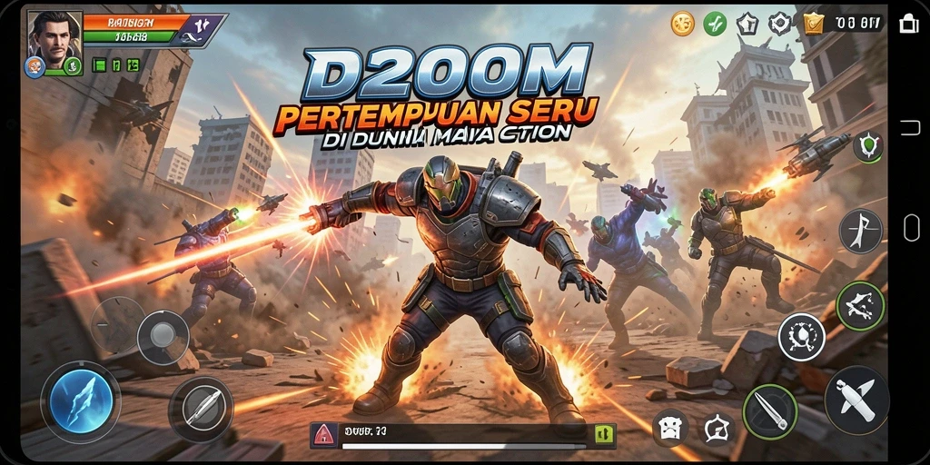 Tampilan aksi dramatis dalam D200M yang penuh adrenalin.