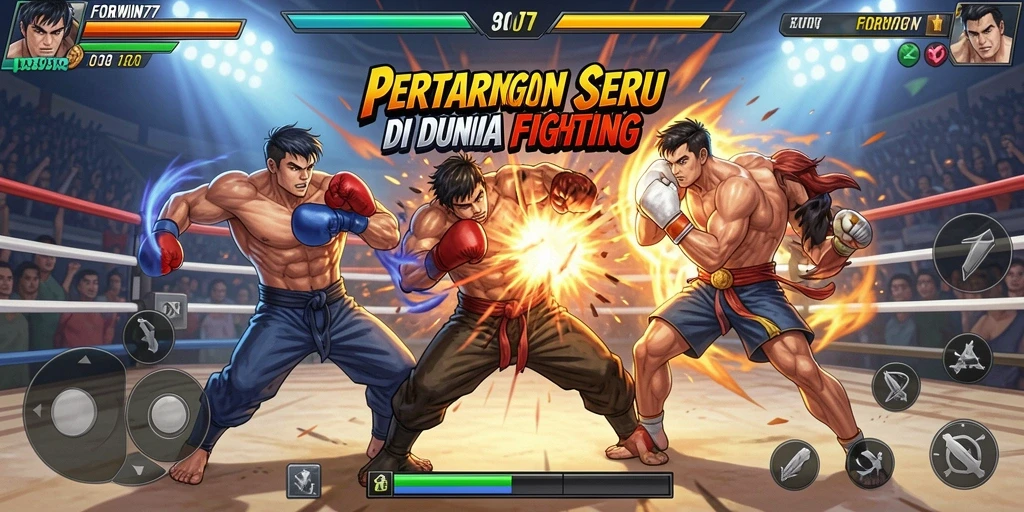Gameplay Fighting yang mendebarkan dan grafis menawan.