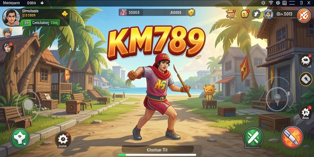 Screenshot KM789 menampilkan gameplay simulasi yang menarik.