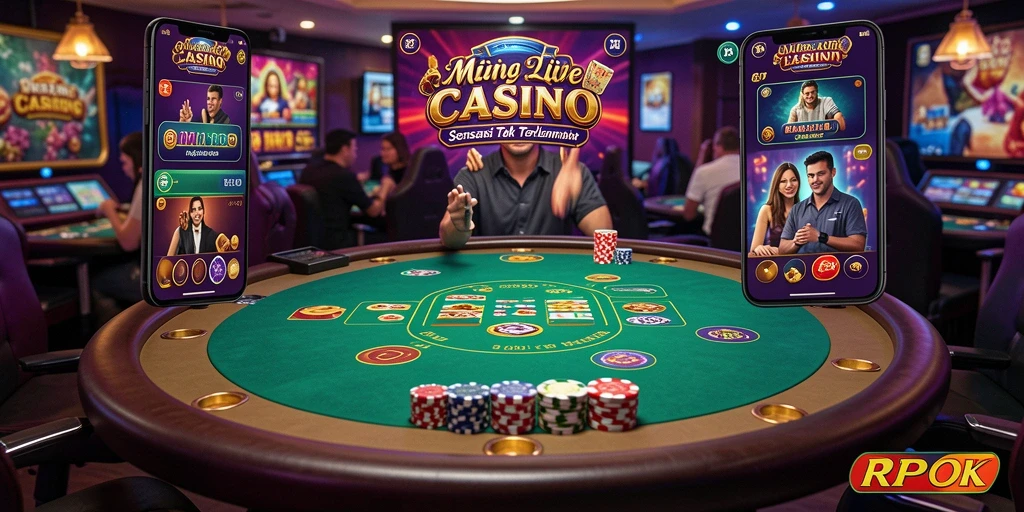Tampilan gameplay RPOK yang menarik dan interaktif di Live Casino.