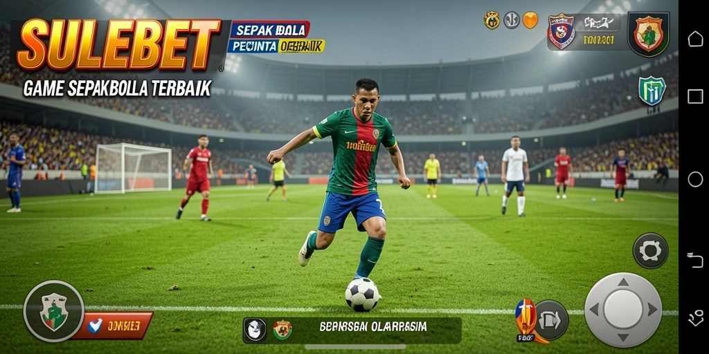 Tampilan gameplay SULEBET yang mendebarkan saat bertanding di lapangan.