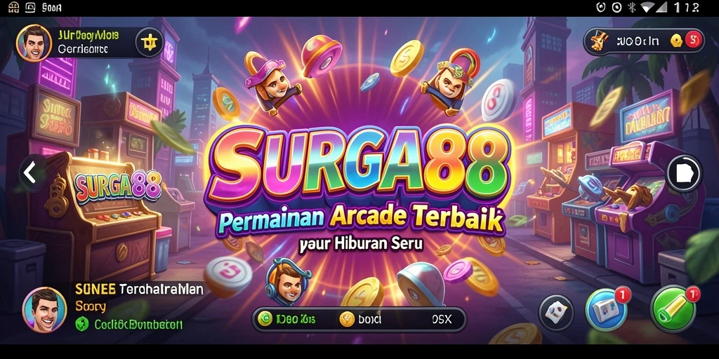 Tampilan gameplay seru dan menghibur di SURGA88.