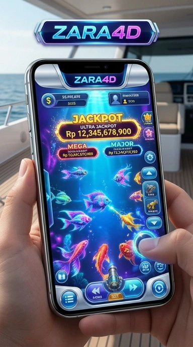 Tampilan utama aplikasi zara4d yang ramah pengguna.